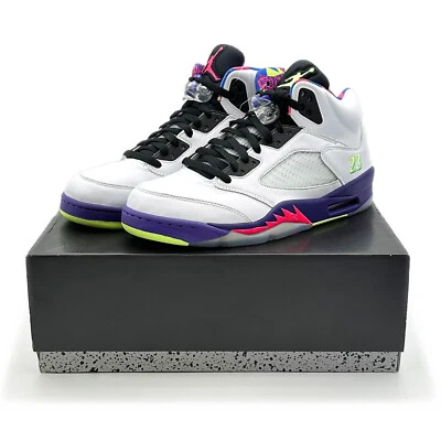 DB3335-100 Nike Air Jordan 5 Retro Alternate Bel-Air White Purple Pink (Herren)