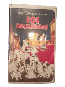 RARE Vintage Black Diamond 101 dalmatians #1263 1992 vhs Tape In Original Case. - Picture 1 of 12
