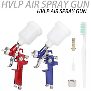 HVLP Auto Paint Air Spray Gun Kit Gravity Feed Car Primer F Automotive Painting - Foto 1 di 12