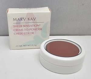 MARY KAY Sheer Sensation Creme-To-Powder Cheek Color ~ Melrose Mauve - New - Picture 1 of 9