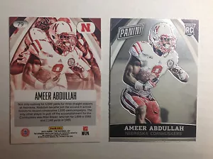 ameer abdullah nebraska Lions RC 2015 Panini National VIP Party Gold 200 made - Picture 1 of 1