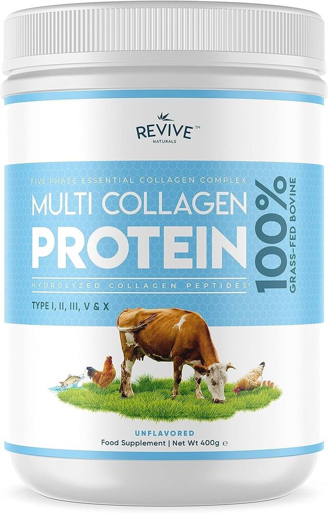 Multi Collagen Protein Powder - 5 Types of Food Sourced Collagen Peptides - Fed