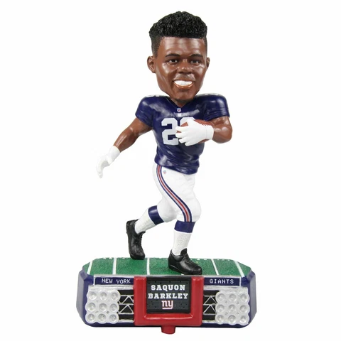 NFL Stadium Lights Bobble Head Saquon Barkley NY GIANTS BOBBLEHEAD NEW IN BOX Cover