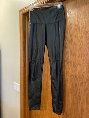 Lysse Vegano Imitación Cuero Leggings Pantalones Negros Mujer Talla Pequeña Nuevo sin Etiquetas Foto 1 de 4