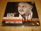 MATTHIAS GOERNE Bach Cantatas for Bass HARMONIA MUNDI CD NEW Signed NEU Signiert