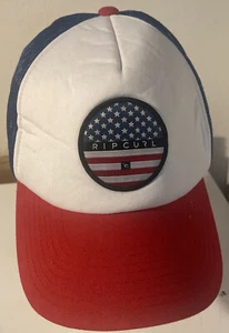 Rip Curl Hat Snapback PatchRed/white/blue - Picture 1 of 7