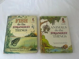 FISH/ANIMALS DO THE STRANGEST THINGS Lot of 2 Hardcover Leonora Arthur Hornblow - Picture 1 of 5