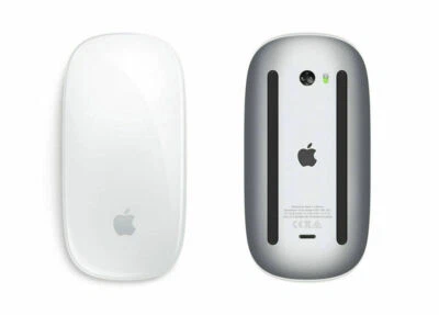 Apple Mouse Bluetooth Magic Mouse White Wireless Model A1296 3VDC - Image 1 of 3