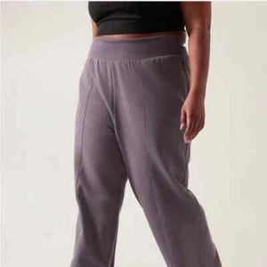 Athleta Retroplush Straight Leg Pant-Dusk Violet-Size 3X-NWT - Picture 1 of 5