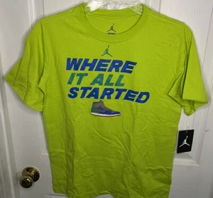 CAMISETA JORDAN JUVENIL L GRANDE RETRO 1 NUEVA CON ETIQUETAS - Imagen 1 de 5