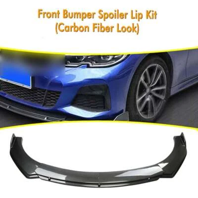 For Jeep Grand Cherokee SRT ABS Front Bumper Lip Spoiler Kit Carbon Fiber Look Foto 1 de 4
