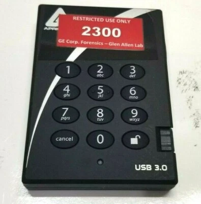 Neu Apricorn Aegis Schloss 1000GB (1TB) Externe 5400RPM (A25-3PL256-1000) HDD - Image 1 of 4