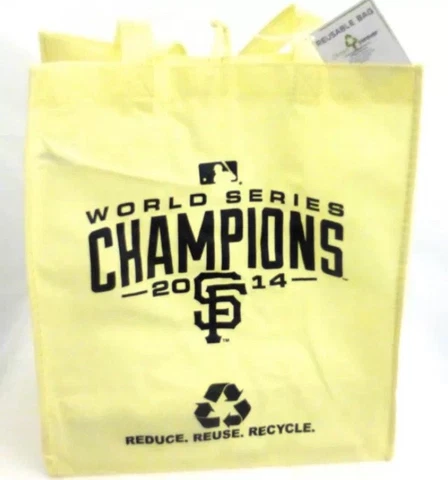 San Francisco Giants MLB 2014 World Series Champions ReUsable Bag (YL Color) Cover