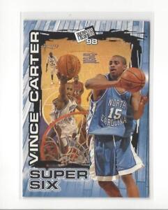 1998 Press Pass Super Six #S4 Vince Carter RC Rookie UNC Raptors