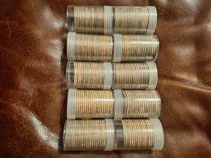 Ten (10) Gem Rolls of Ike Eisenhower Dollars - Picture 1 of 1