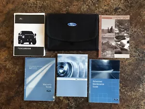 2005 Ford Excursion Owners Manual w/ Case & Supplements - #W-X-Y - Picture 1 of 4