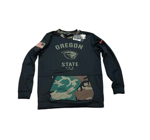 NWT NEW Oregon State Beavers Nike Men's Crew Military Camo Sweatshirt Large - Picture 1 of 2