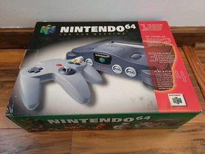 Nintendo 64 N64 Launch System Console CIB Complete In Box Great Shape 15 - Picture 1 of 10