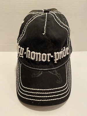 Gorra Express Brand Loyalty Honor Pride Blanco y Negro Talla S/M Pequeña Mediana ¡RARA! Foto 1 de 4