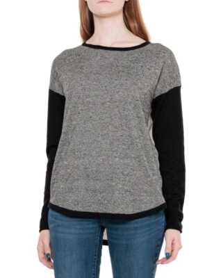 $95 SMARTWOOL Women's Shadow Colorblock Sweater - Black/Natural-Medium-New Tags - Image 1 of 4