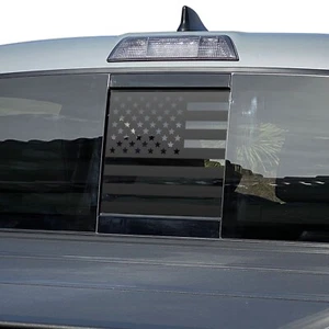 Calcomanía bandera de Estados Unidos compatible con Toyota Tacoma 2016-2023 negro mate - RTA-TW2 - Imagen 1 de 2