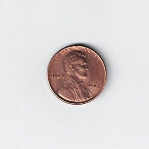 1952-S San Francisco Brilliant Uncirculated Business Strike Copper One Cent Coin - Image 1 of 3