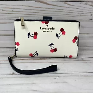 Kate Spade Staci Cherry Phone Wristlet Phone Wallet - New with cosmetic defect - Picture 1 of 10