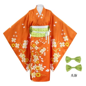 Danganronpa Saionji Hiyoko Cosplay Kimono Uniform Costume Women - Picture 1 of 8