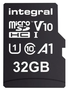 INTEGRAL - MicroSDHC UHS U1 V30 High Speed Memory Card, 32GB - Picture 1 of 3