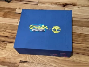 RARE Timberland x Spongebob Squarepants Premium 6 Inch Waterproof Boots Mens 9.5 - Picture 1 of 5