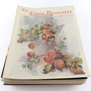 The China Decorator Magazine 1982 - 1984, 36 Issues - Porcelain Painting Ideas - Picture 1 of 22