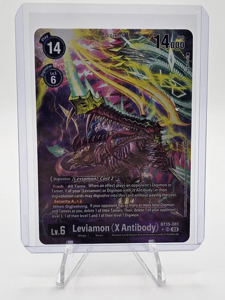 Digimon TCG Leviamon (X Antibody) (Alternate Art) - Exceed Apocalypse (BT15-081) - Image 1 of 1