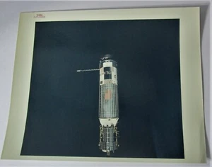Rare Original NASA Photo  "A Kodak Paper"  Gemini 12 Captures Agena from 50 Feet - Picture 1 of 8