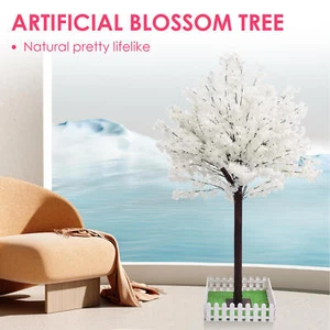 Artificial Cherry Blossom Tree Home Decor Decor Indoor Outdoor Home Office Party - Picture 1 of 15