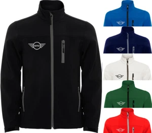 Mini Cooper Softshell Jacke Mantel Veste Mantel Racing Blouson Reise Parka Geschenke - Bild 1 von 21