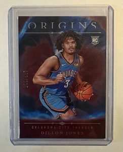 2024-25 Panini Origins Dillon Jones Rookie #93 OKC Thunder /115 Maroon RC - Picture 1 of 2