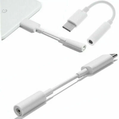 USB-C Type To 3.5mm Headphone Aux Adapter for Pixel 2 XL 3 XL HTC U11 Huawei P20 - Image 1 of 4