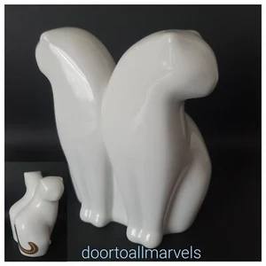 Vintage B&G Copenhagen Siamese Cats Porcelain Figurine Danish Modern RARE #4201 - Picture 1 of 10