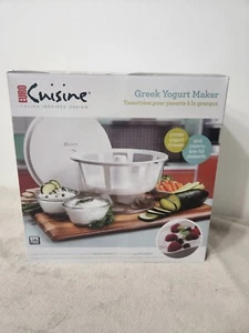 NEW Euro Cuisine Greek Yogurt Maker - Yogurt, Cheese, Desserts - Italian Design - Picture 1 of 10