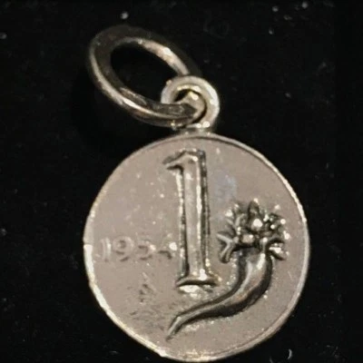 GIOVANNI RASPINI-MONETA 1 LIRA -GIOIELLERIA OTTAVIANI-ROMA - Immagine 1 di 2