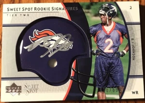 2004 Sweet Spot Rookie Signatures B.J. Johnson #238 Denver Broncos #’d 616/699 - Picture 1 of 3