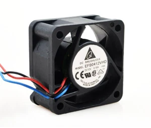 Delta EFB0412VHD 4cm server fan 3-wire 40*40*20mm 4cm 12V 0.18A cooling fan - Picture 1 of 6