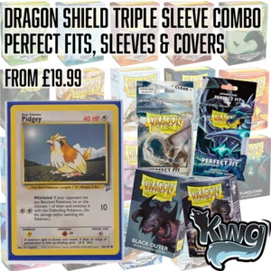 DRAGON SHIELD SMALL STANDARD TRIPLE SLEEVE COMBO SLEEVE COVERS PERFECT FIT INNER - Picture 1 of 332