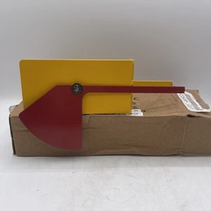 Vestil Gabelstapler Wasserwaage, gelb/rot, 2 5/8" W FRK-LVL Vestil FRK-LVL 9,25 x 2,625 - Bild 1 von 3