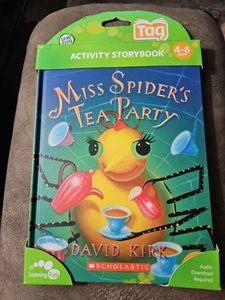 Libro de cuentos de actividades Leapfrog Miss Spider's Tea Party edades 4-6 NUEVO - Imagen 1 de 2