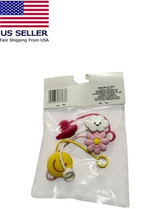 4PCS Silicone Straw Cover Topper  Flowers Hat - Picture 1 of 2