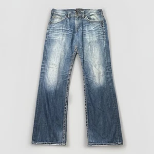 Silver Jeans Herren 36x34 Blau Gordie Loose Fit Straight Leg Faded Vintage Y2K - Bild 1 von 10
