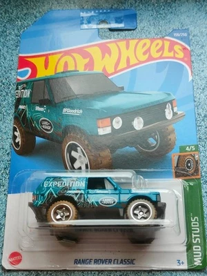 H2159 RANGE ROVER CLASSIC green Hot wheels 2022 159/250 CaseH Long Card - Image 1 of 2