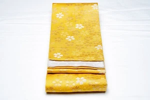 DEAR VANILLA JAPANESE YUKATA HANHABA OBI SASH BELT WOMEN KIMONO AUTHENTIC JAPAN - Picture 1 of 7