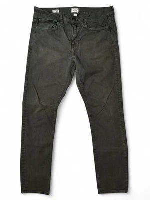 J. Crew Men’s 484 W 34 x L 34 Olive Green Straight Slim Denim Jeans - Image 1 of 4